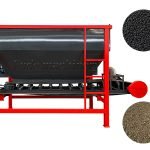 Organic fertilizer shovel feeding bin