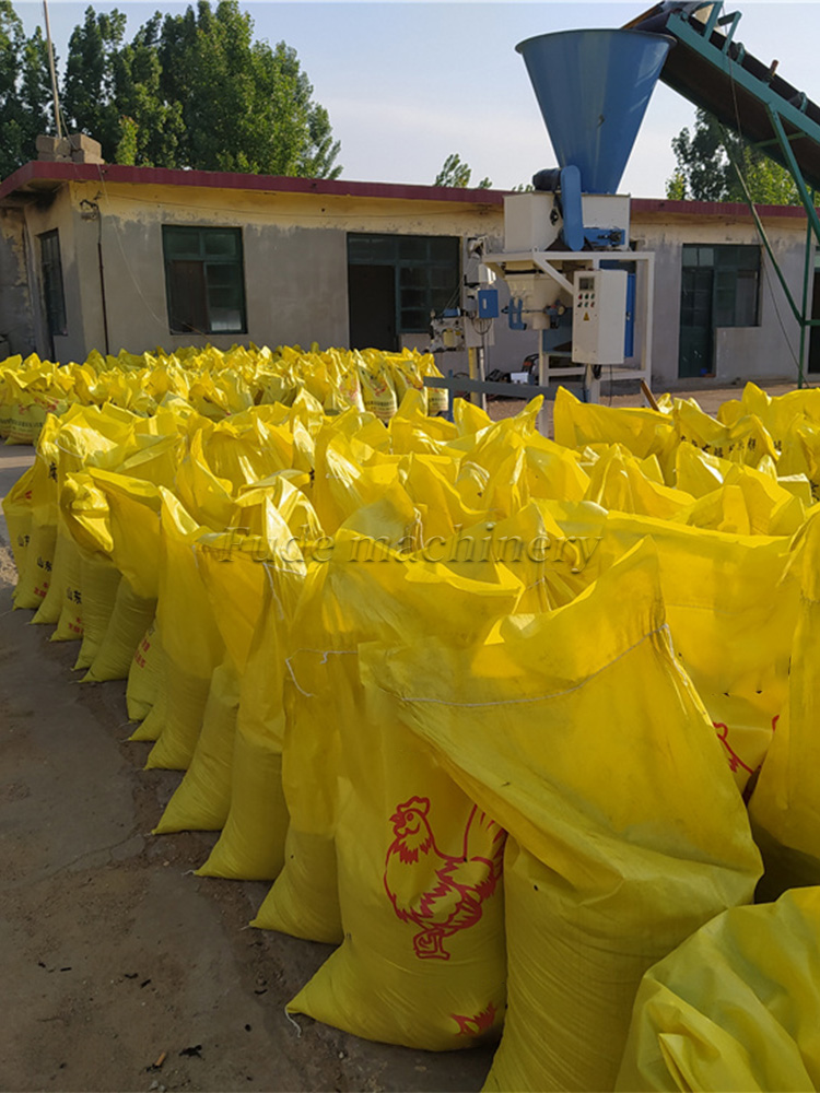 Powdered organic fertilizer packaging finished product