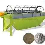 Organic fertilizer drum type screening machine