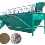 Organic fertilizer drum type screening machine