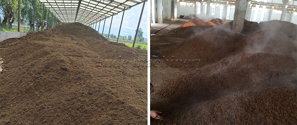 Organic fertilizer turning