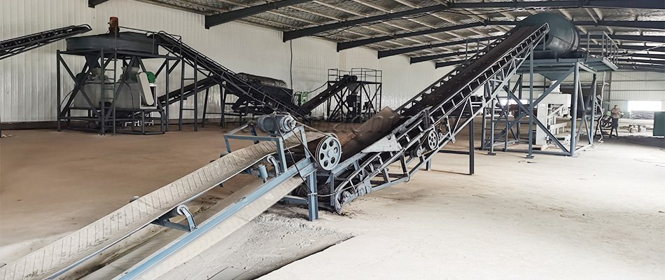 Fertilizer granulation line